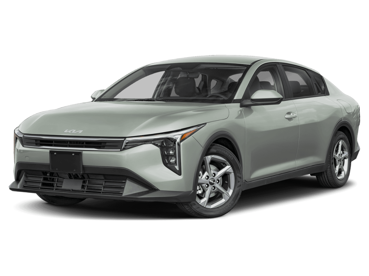 2025 Kia K4 LXS - Front 3/4, facing to the left