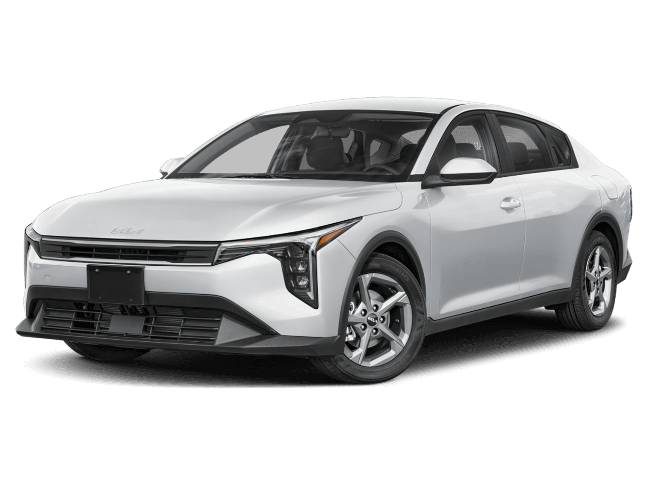 2025 Kia K4 LXS - Front 3/4, facing to the left