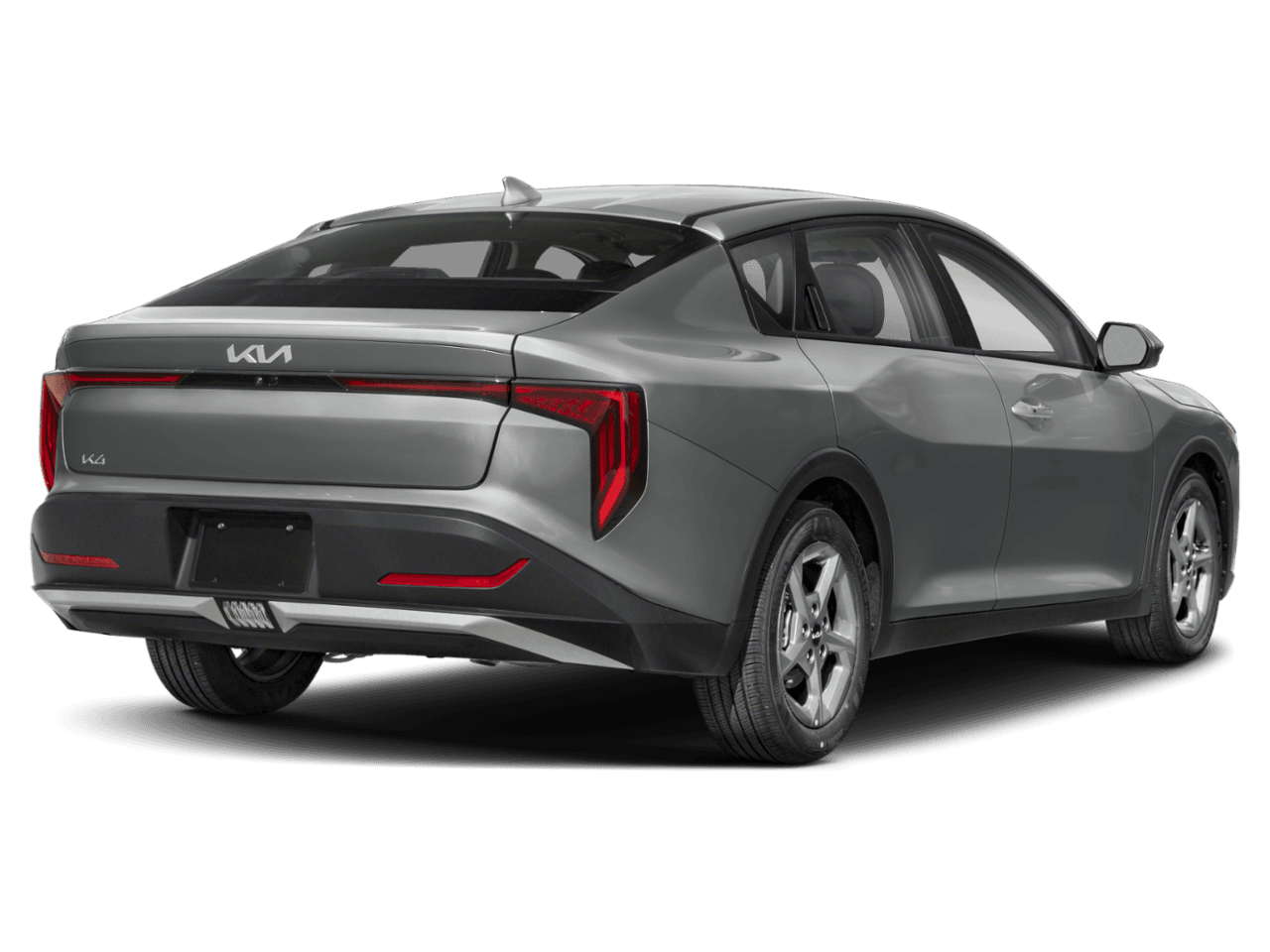 2025 Kia K4 LXS - Rear 3/4, facing to the right