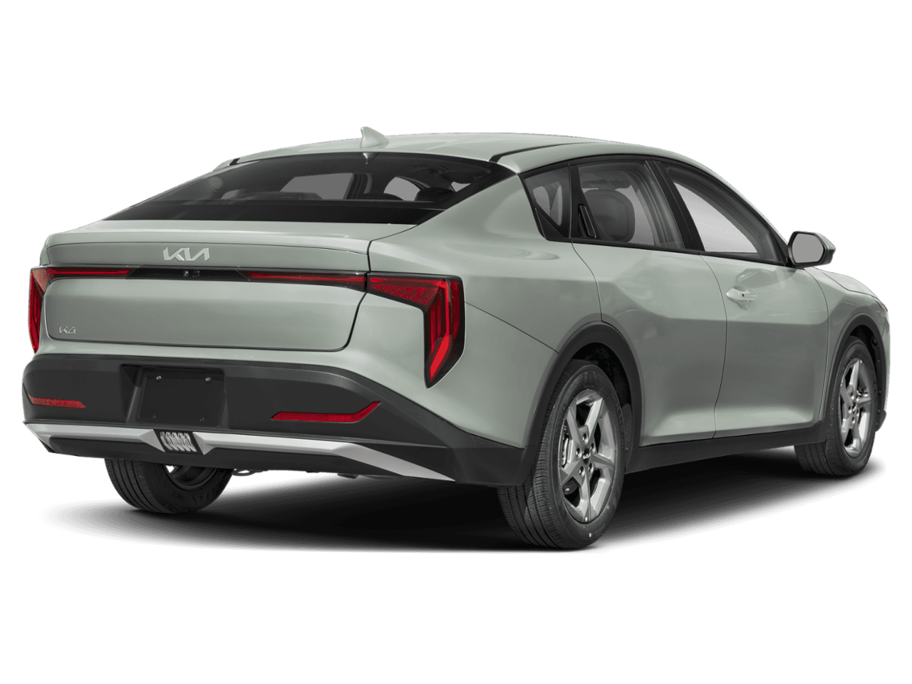 2025 Kia K4 LXS - Rear 3/4, facing to the right