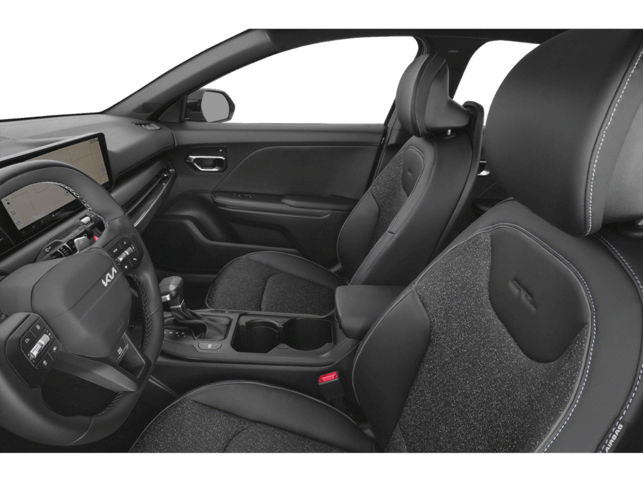2025 Kia K4 GT-Line - Interior Driver's Side with Door Open, Front Seat Feature