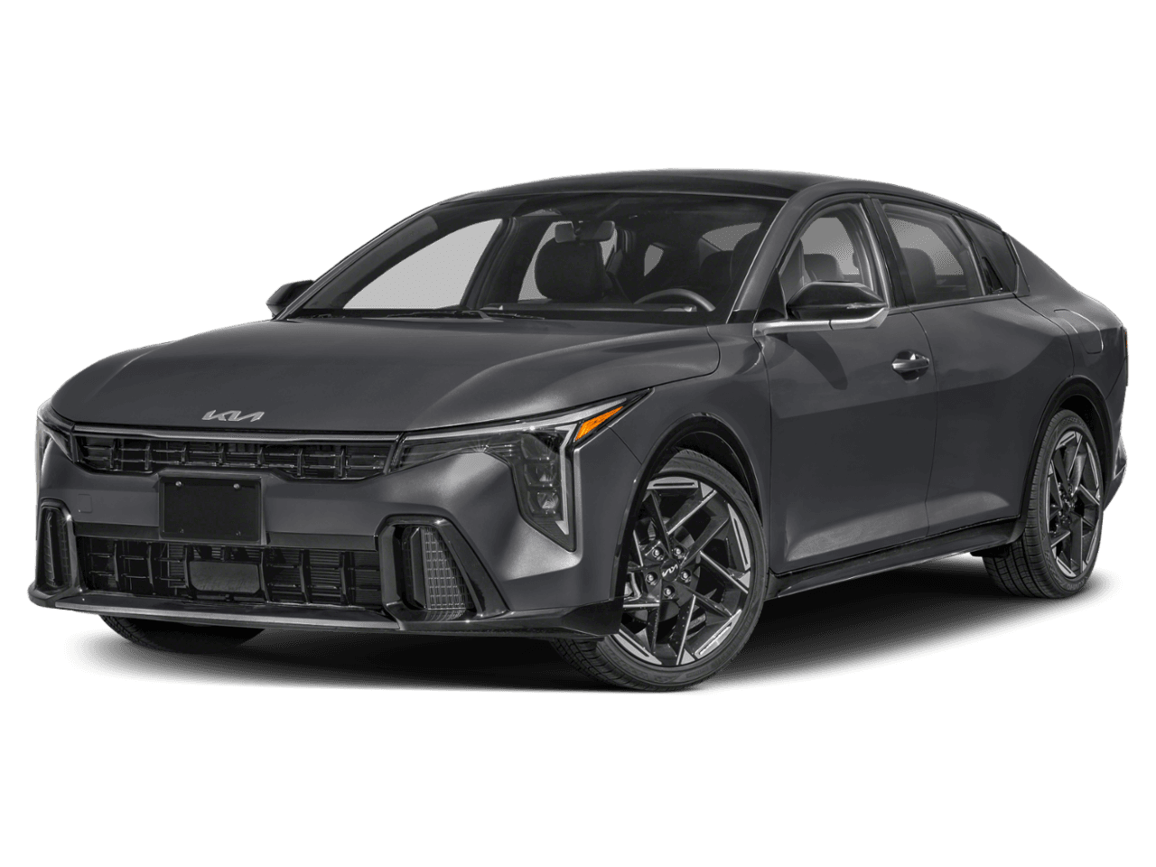 2025 Kia K4 GT-Line - Front 3/4, facing to the left