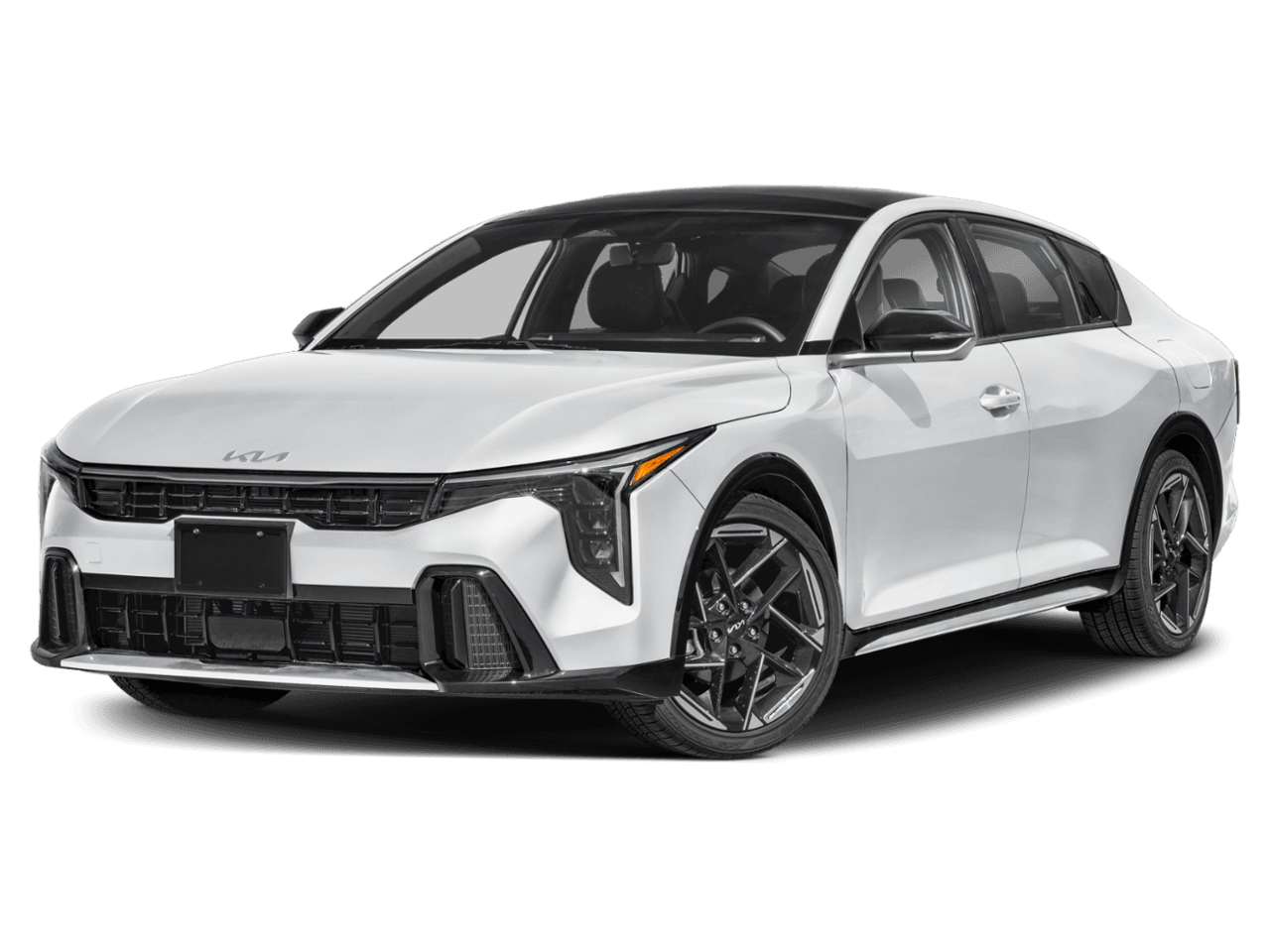 2025 Kia K4 GT-Line - Front 3/4, facing to the left