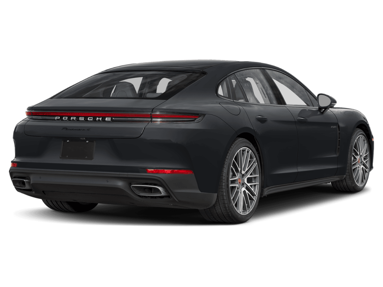 2025 Porsche Panamera Turbo S E-Hybrid - Rear 3/4, facing to the right