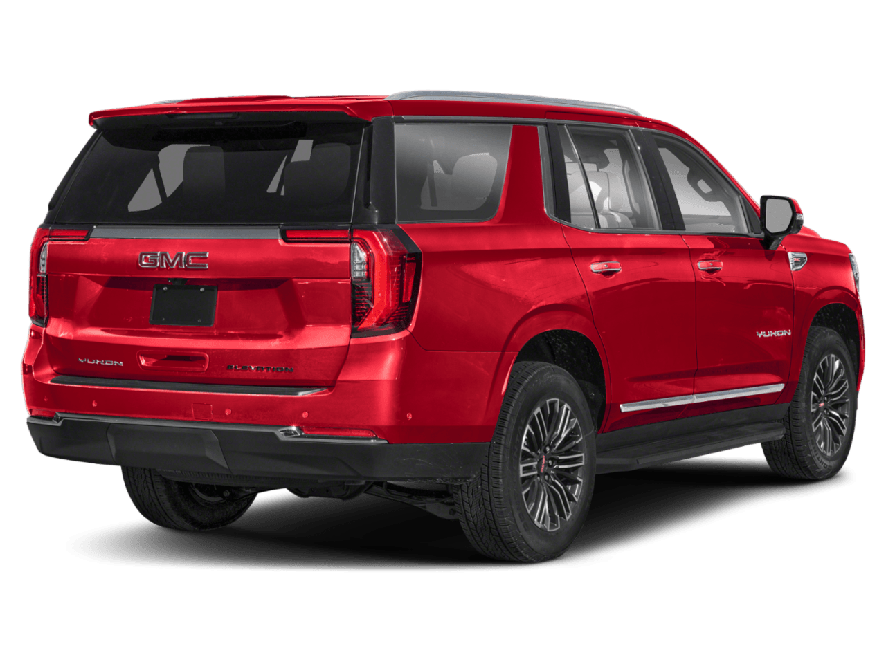 2025 GMC Yukon Elevation - Rear 3/4, facing to the right