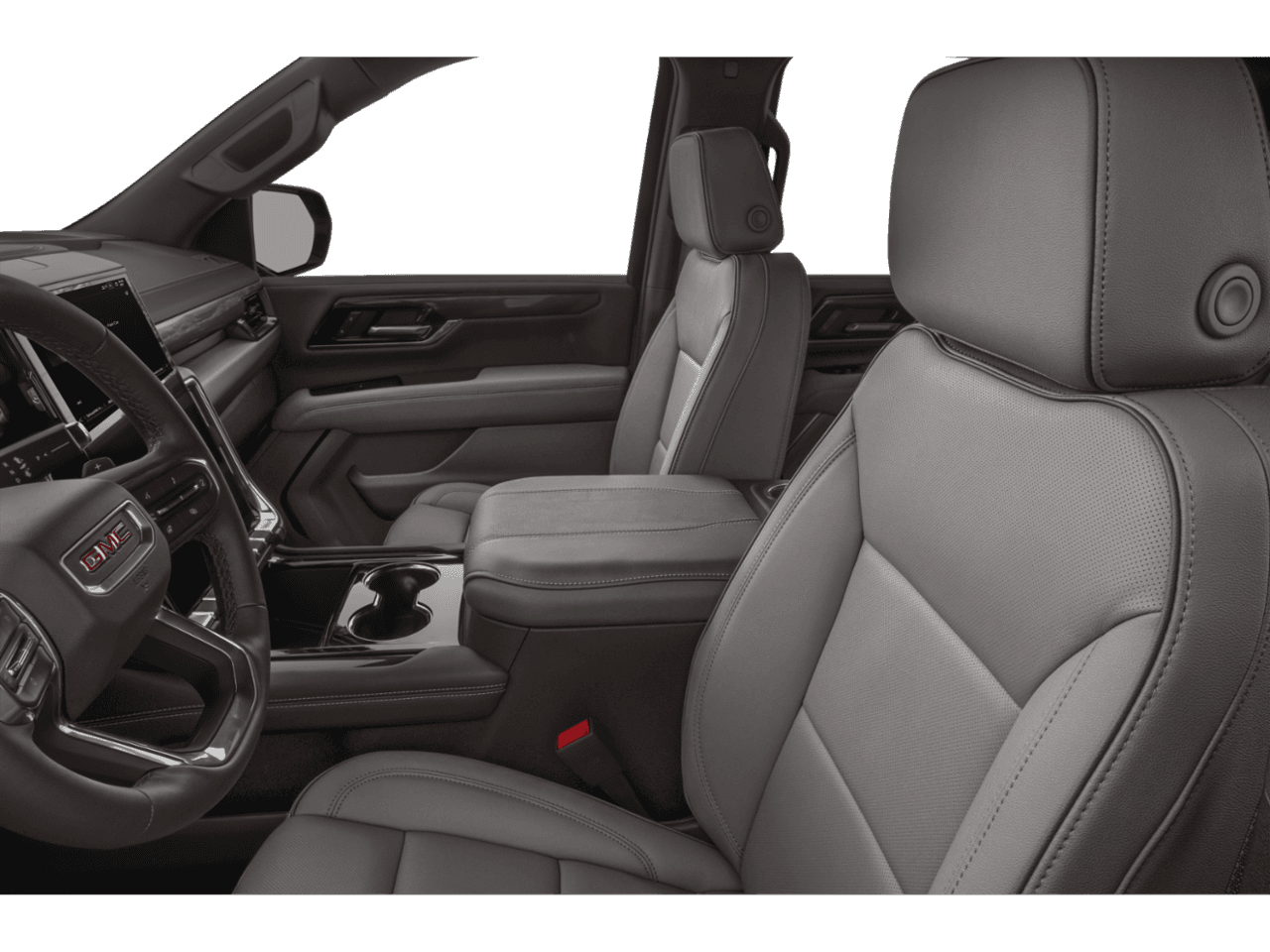 2025 GMC Yukon XL Elevation - Interior Driver's Side with Door Open, Front Seat Feature