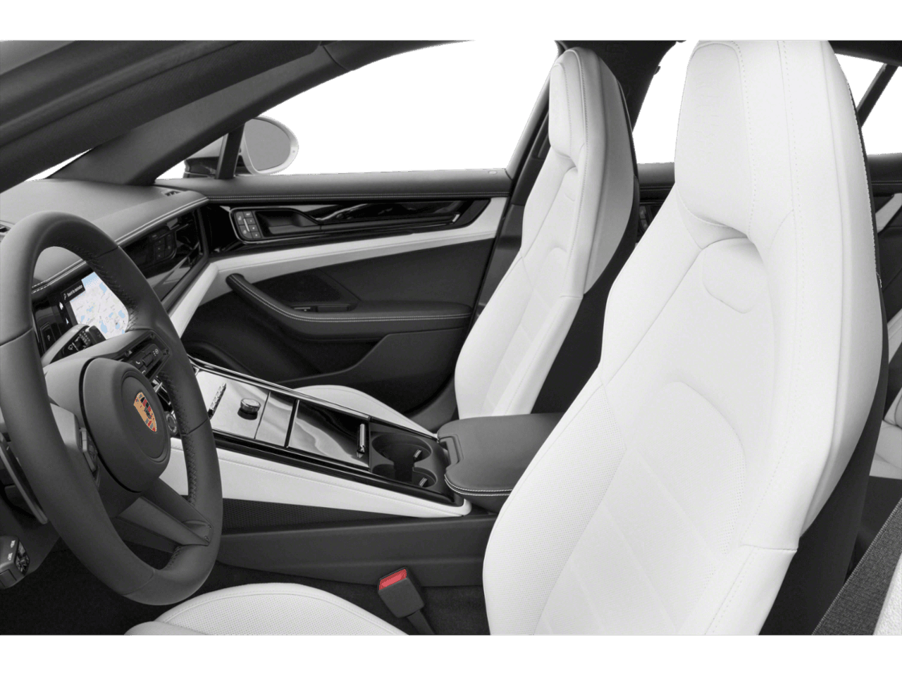 2025 Porsche Panamera GTS - Interior Driver's Side with Door Open, Front Seat Feature