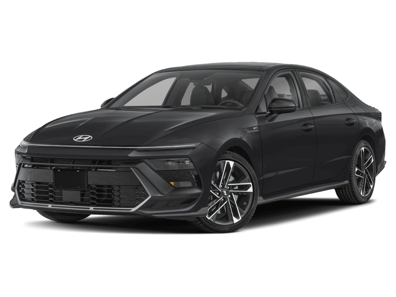 2025 Hyundai Sonata N Line - Front 3/4, facing to the left