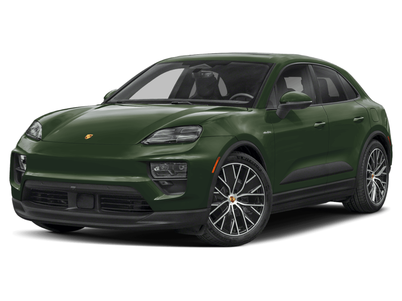 2025 Porsche Macan Electric 4 - Front 3/4, facing to the left