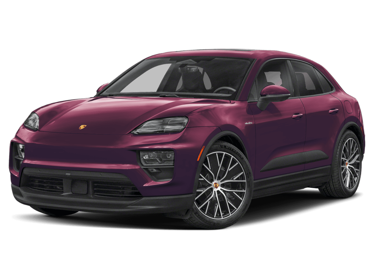 2025 Porsche Macan Electric 4 - Front 3/4, facing to the left