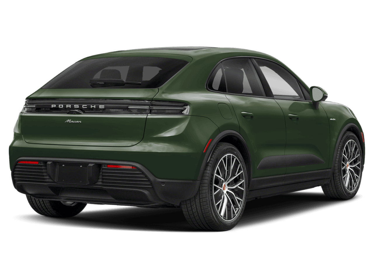 2025 Porsche Macan Electric 4 - Rear 3/4, facing to the right