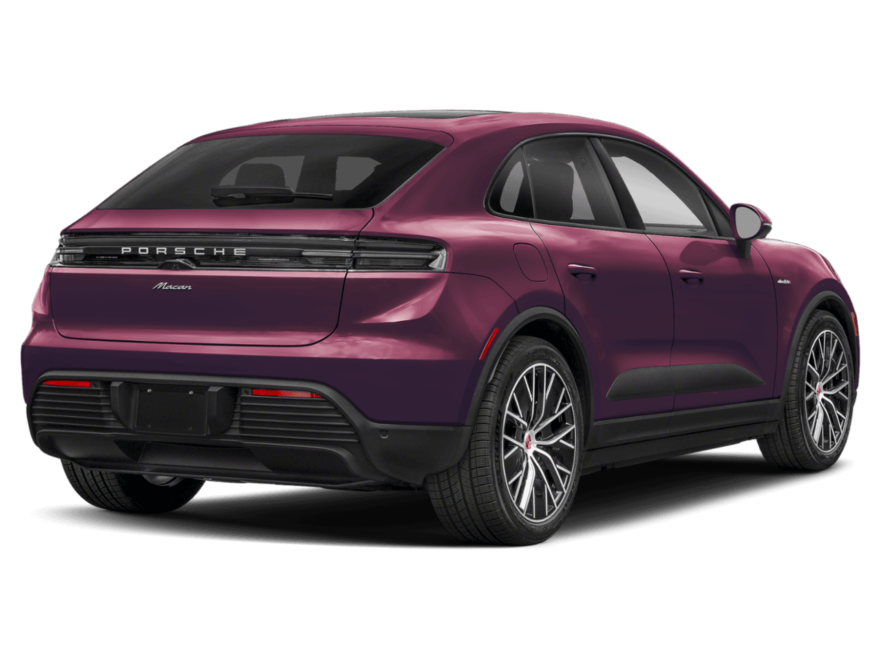 2025 Porsche Macan Electric 4 - Rear 3/4, facing to the right