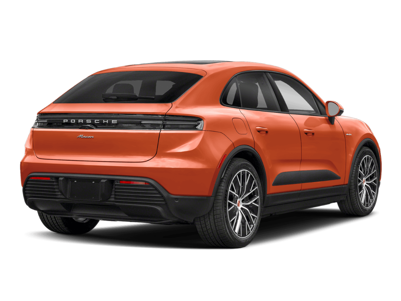 2025 Porsche Macan Electric 4 - Rear 3/4, facing to the right