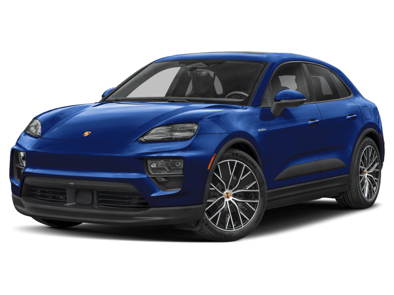 2025 Porsche Macan Electric 4S - Front 3/4, facing to the left