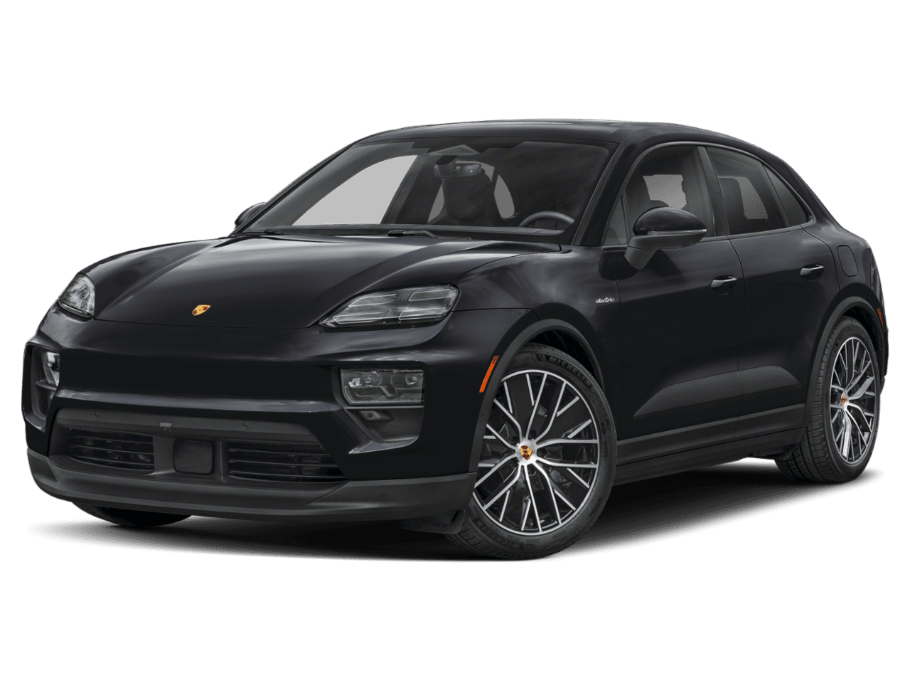 2025 Porsche Macan Electric 4S - Front 3/4, facing to the left