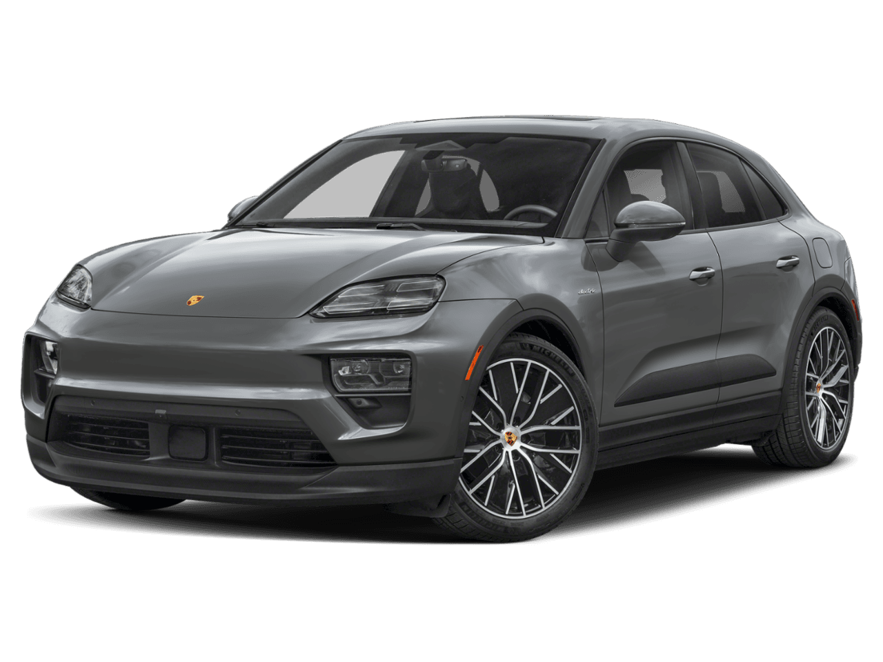 2025 Porsche Macan Electric 4S - Front 3/4, facing to the left