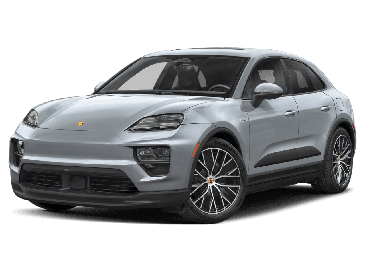 2025 Porsche Macan Electric 4S - Front 3/4, facing to the left