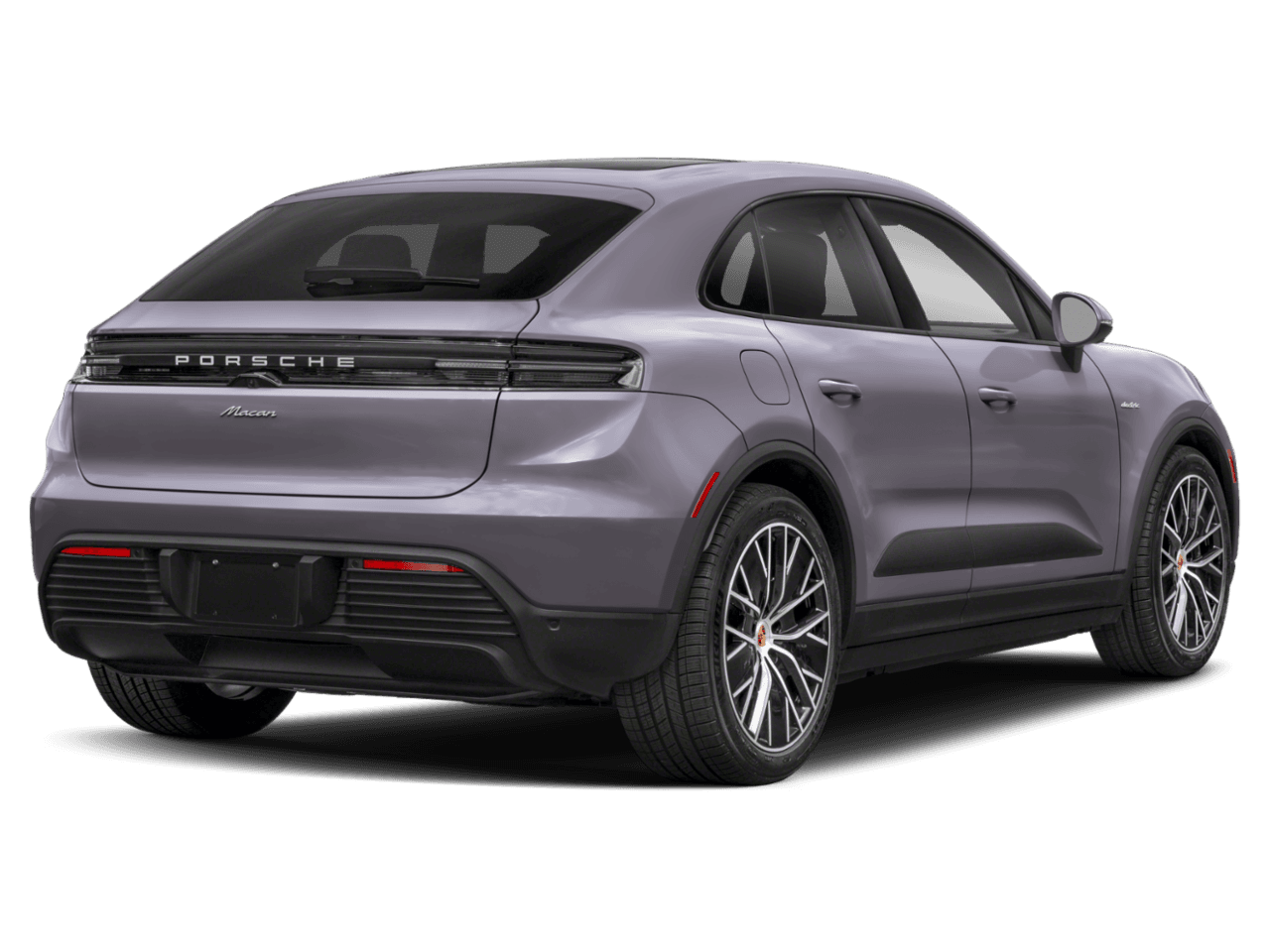 2025 Porsche Macan Electric 4S - Rear 3/4, facing to the right