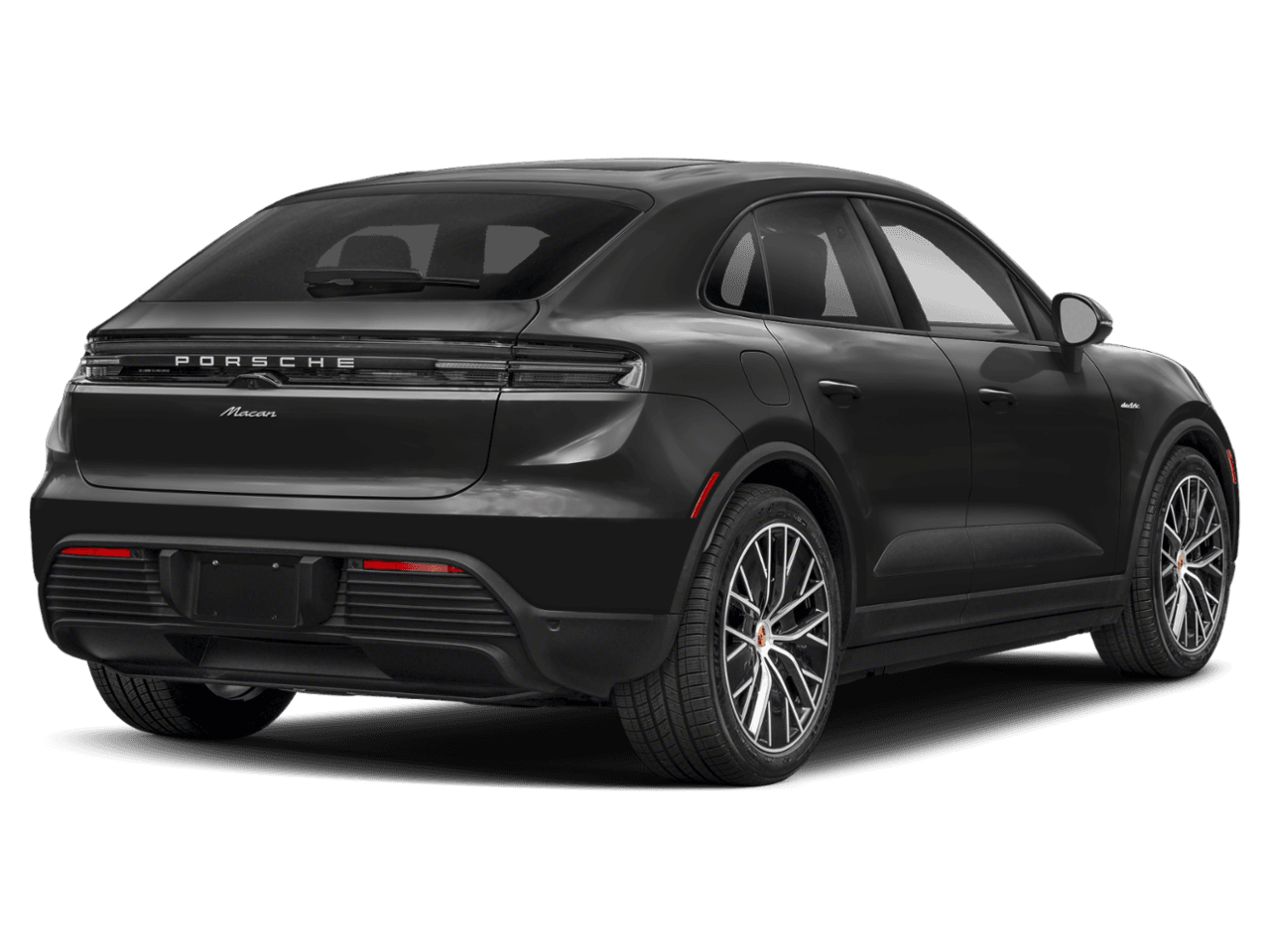 2025 Porsche Macan Electric 4S - Rear 3/4, facing to the right
