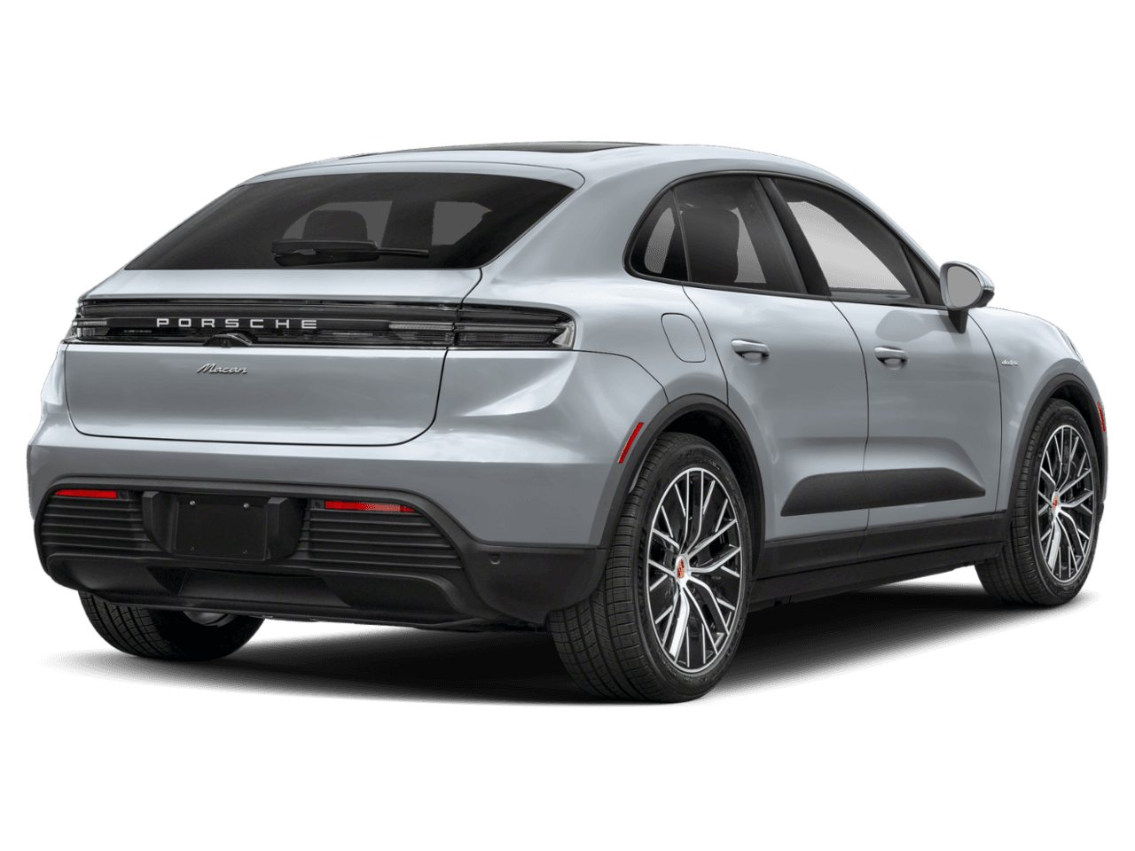 2025 Porsche Macan Electric 4S - Rear 3/4, facing to the right