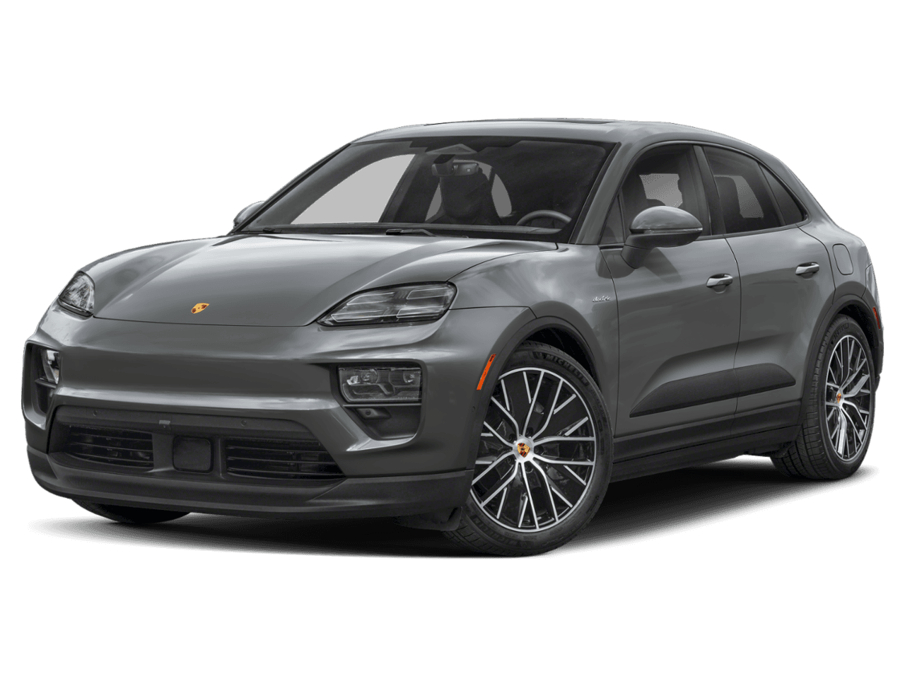 2025 Porsche Macan Electric - Front 3/4, facing to the left