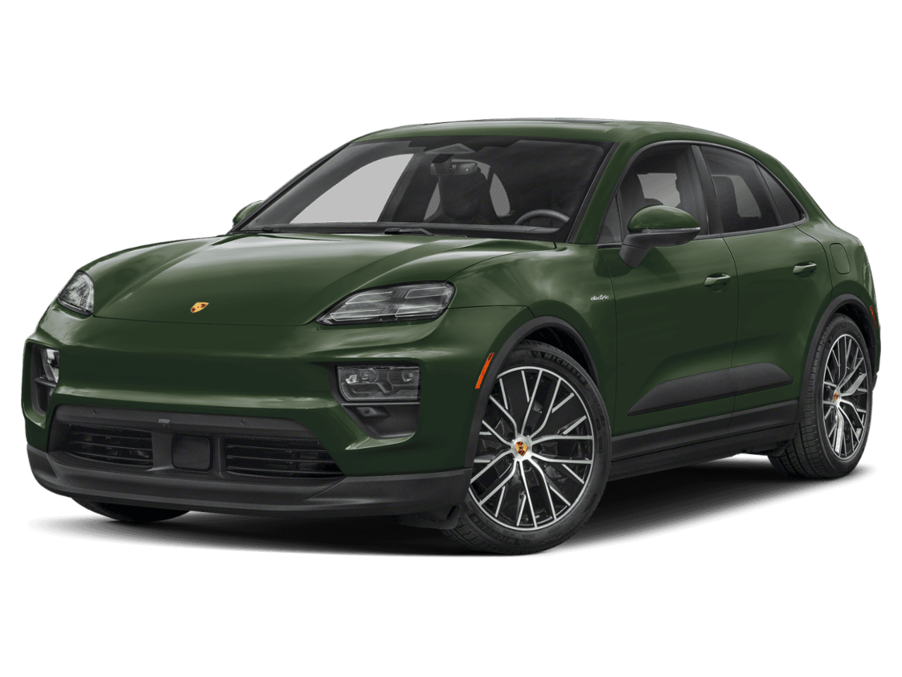 2025 Porsche Macan Electric - Front 3/4, facing to the left