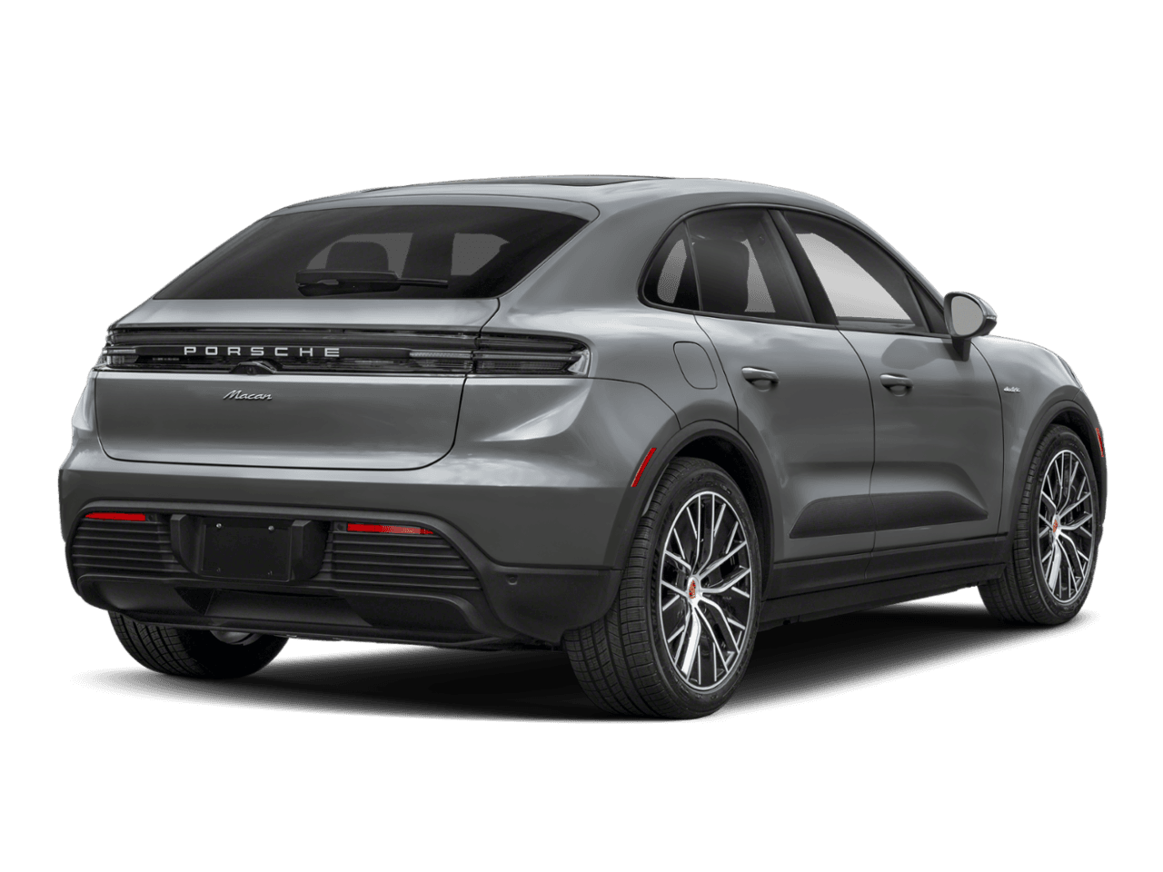 2025 Porsche Macan Electric - Rear 3/4, facing to the right