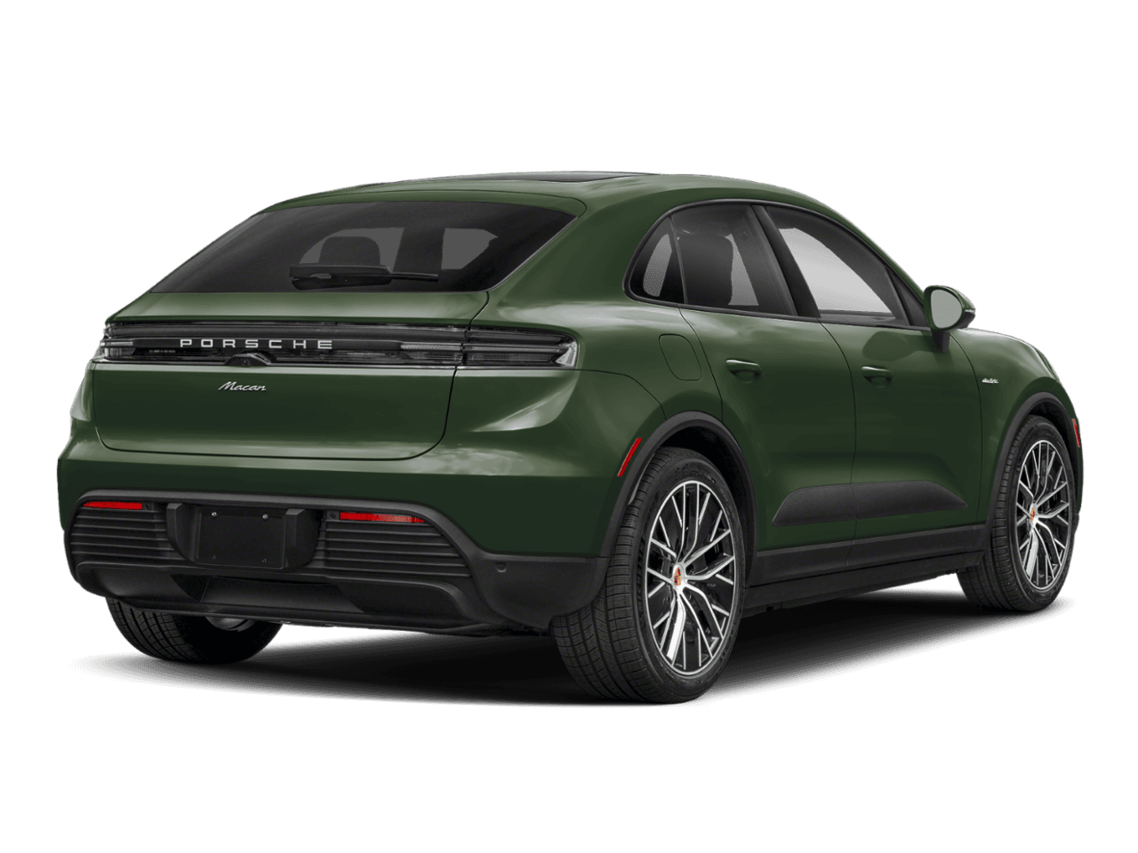 2025 Porsche Macan Electric - Rear 3/4, facing to the right
