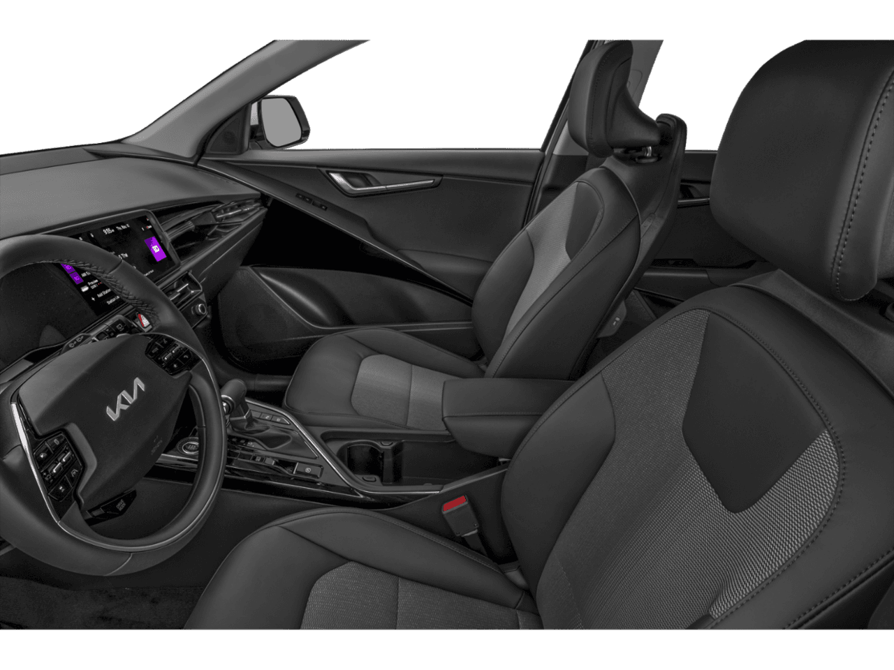 2025 Kia Niro EX Touring - Interior Driver's Side with Door Open, Front Seat Feature