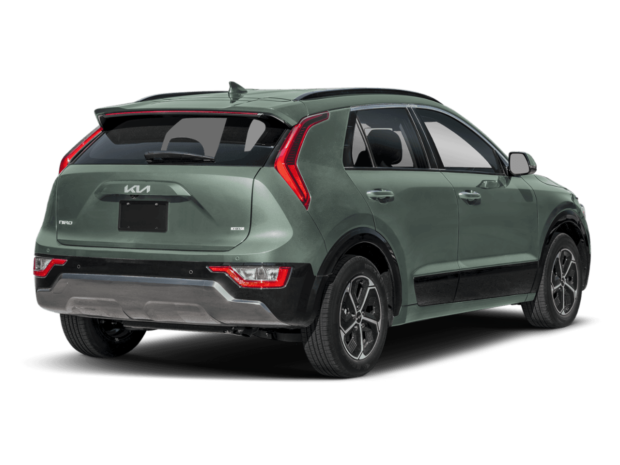 2025 Kia Niro SX - Rear 3/4, facing to the right