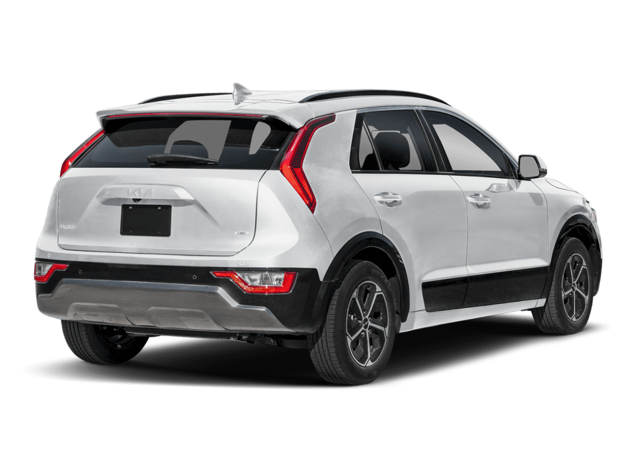 2025 Kia Niro SX - Rear 3/4, facing to the right