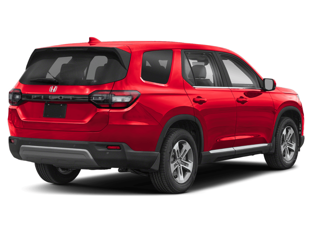 2025 Honda Pilot EX-L+ - Rear 3/4, facing to the right