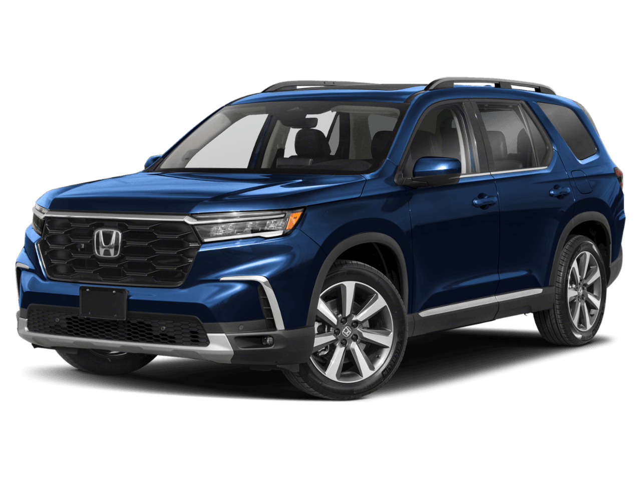 2025 Honda Pilot Touring+ - Front 3/4, facing to the left