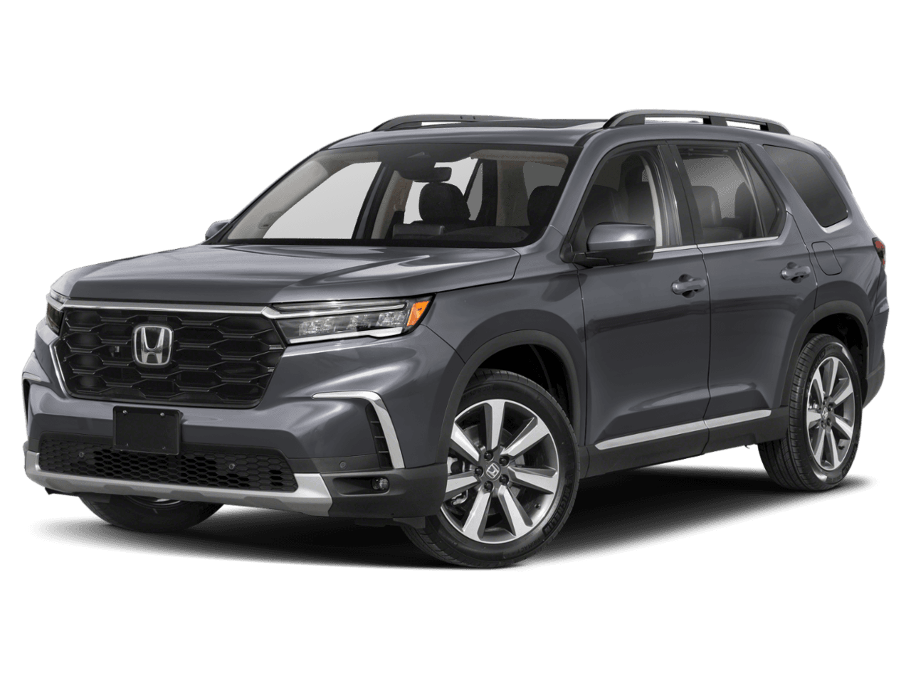 2025 Honda Pilot Touring+ - Front 3/4, facing to the left