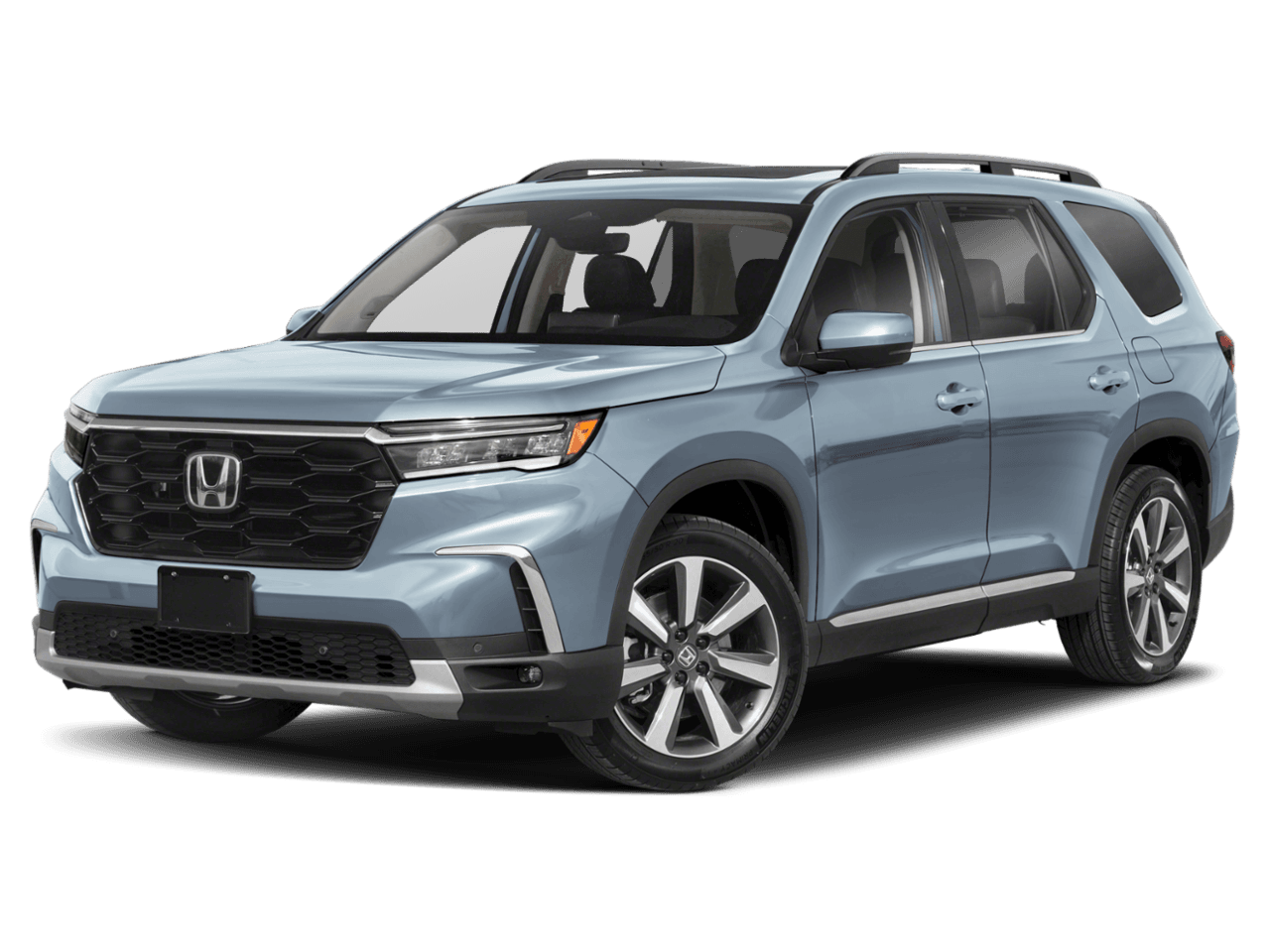 2025 Honda Pilot Touring+ - Front 3/4, facing to the left