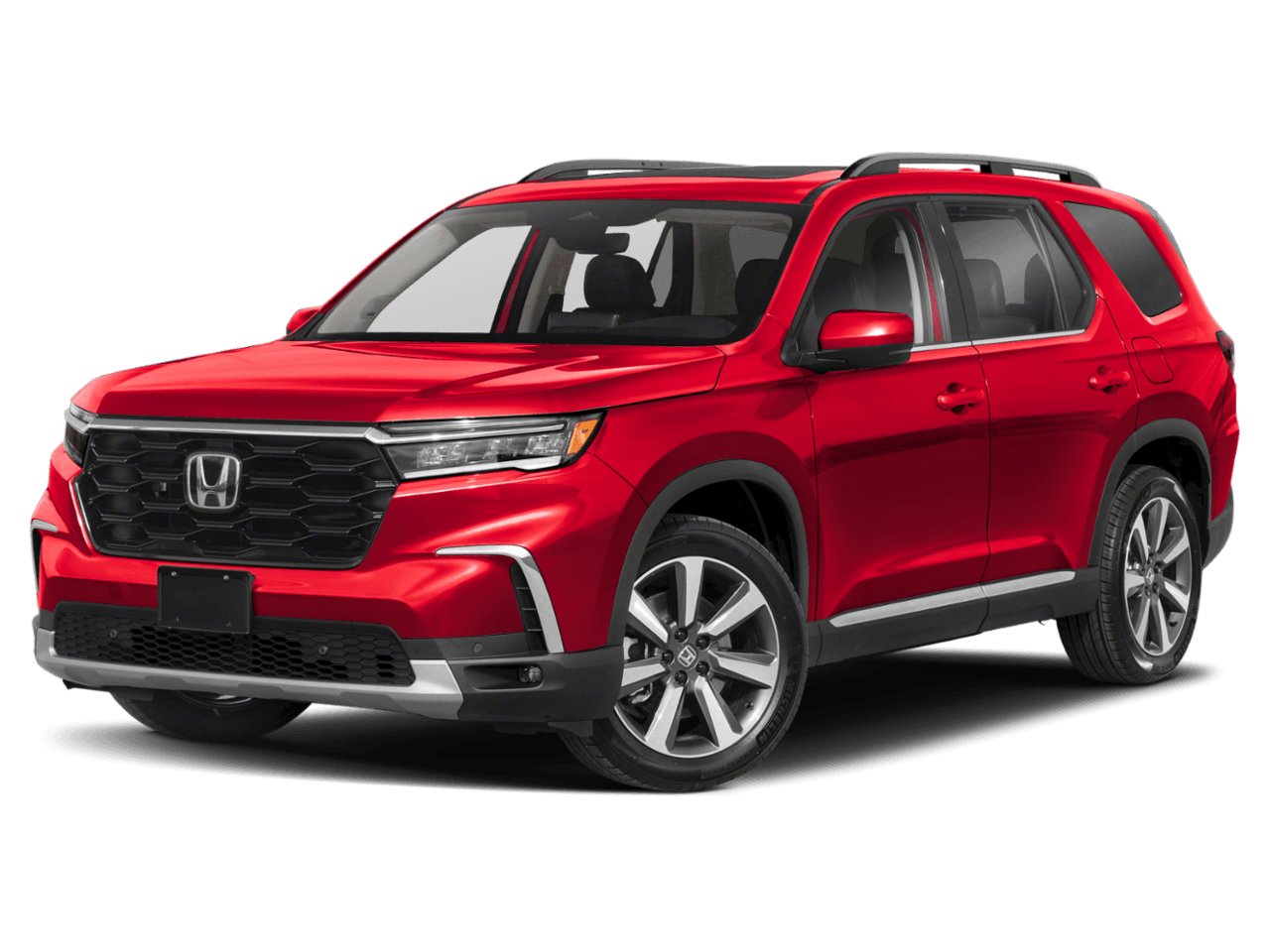2025 Honda Pilot Touring+ - Front 3/4, facing to the left