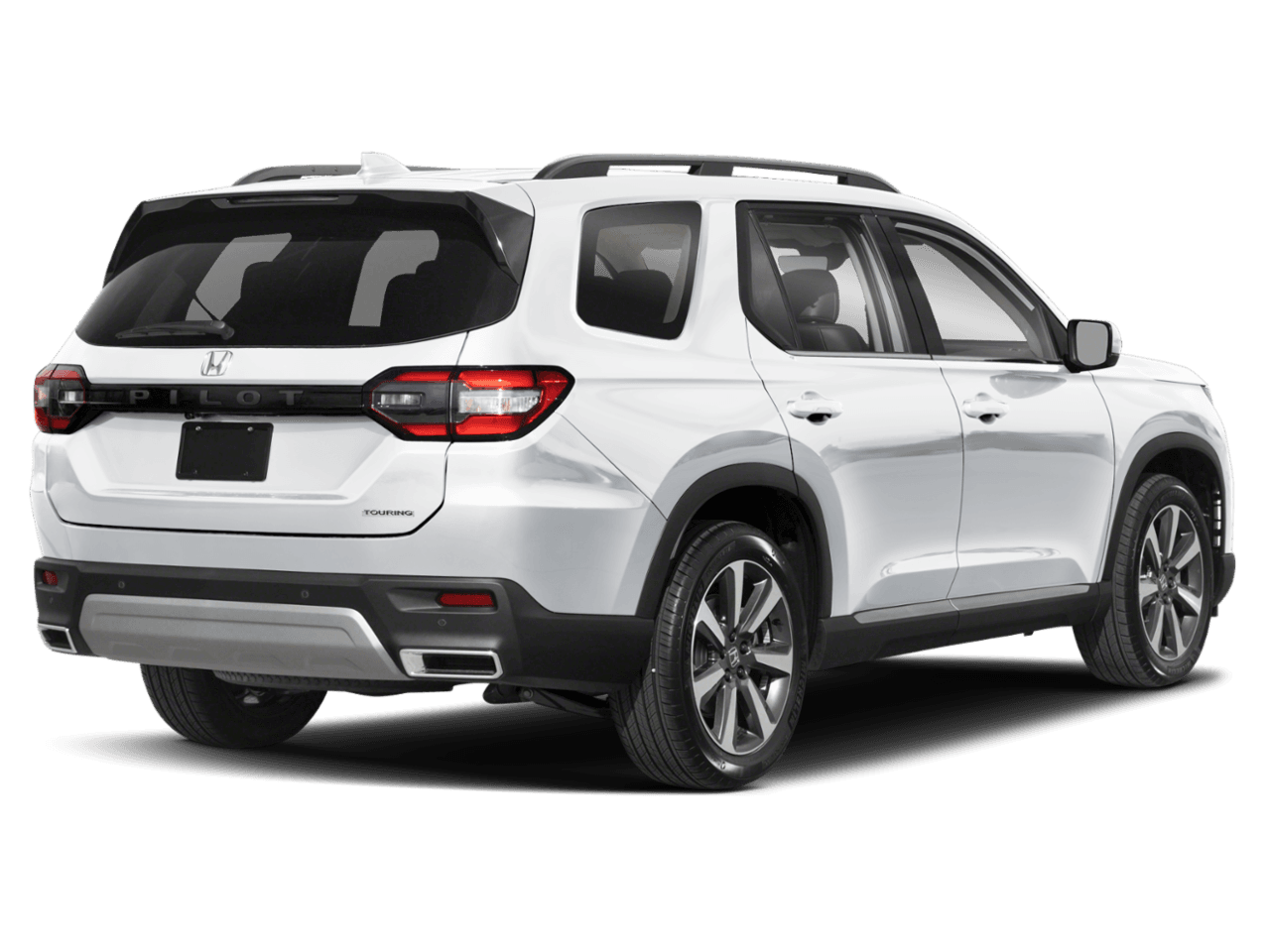 2025 Honda Pilot Touring+ - Rear 3/4, facing to the right