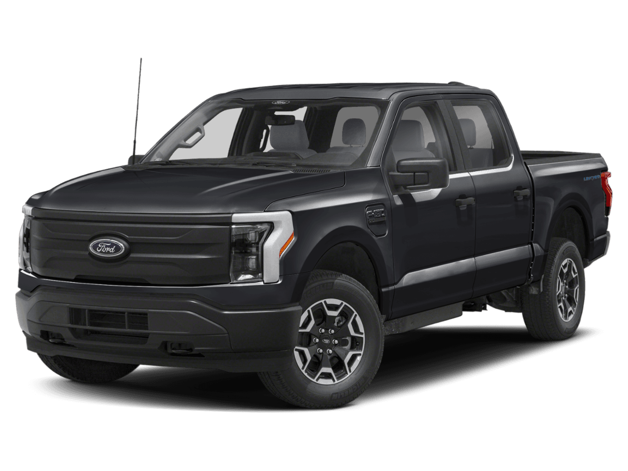 2025 Ford F-150 Lightning Pro - Front 3/4, facing to the left