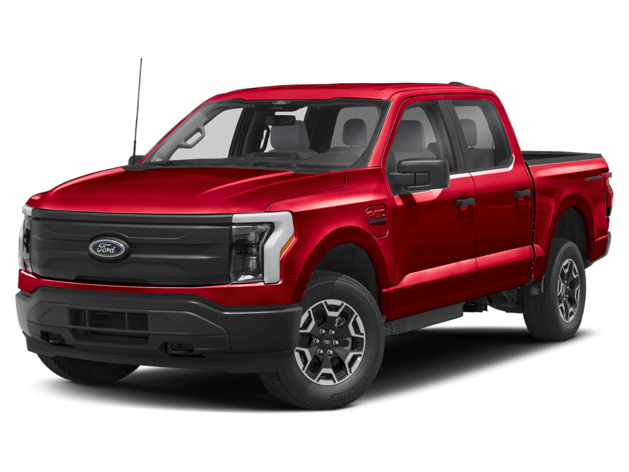 2025 Ford F-150 Lightning Pro - Front 3/4, facing to the left