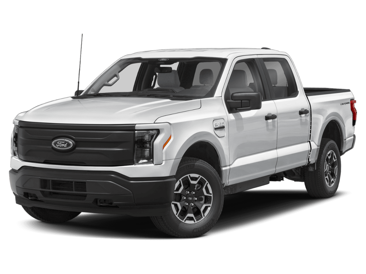 2025 Ford F-150 Lightning Pro - Front 3/4, facing to the left