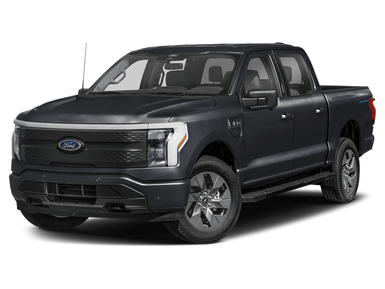 2025 Ford F-150 Lightning XLT - Front 3/4, facing to the left