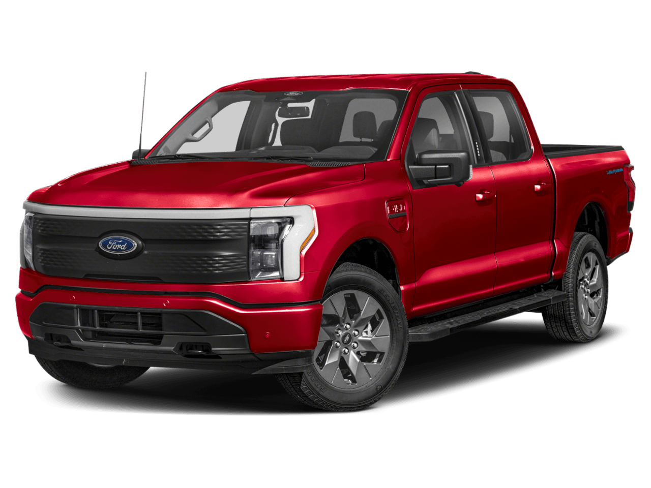 2025 Ford F-150 Lightning XLT - Front 3/4, facing to the left