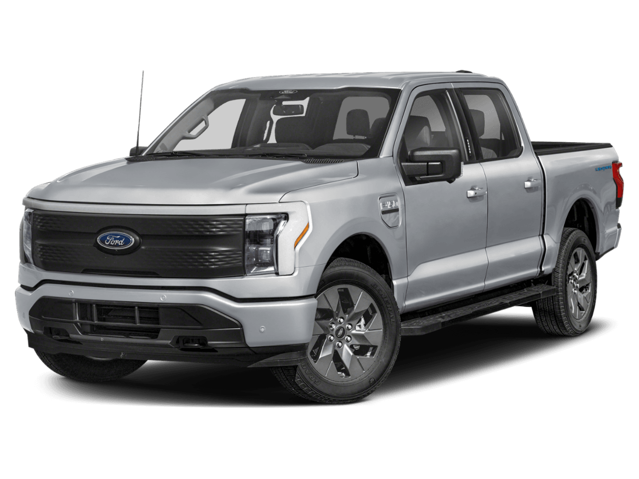 2025 Ford F-150 Lightning XLT - Front 3/4, facing to the left