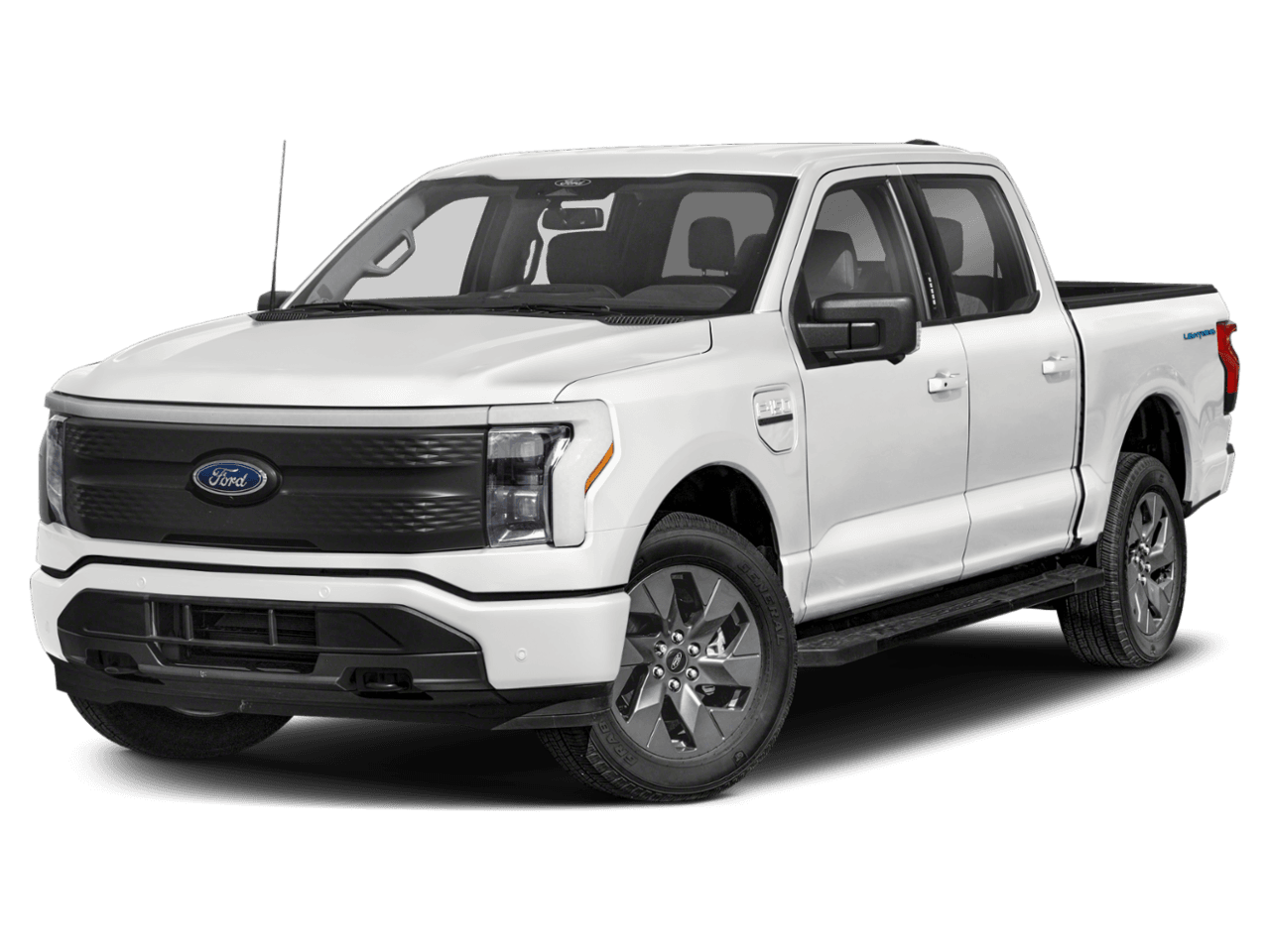 2025 Ford F-150 Lightning XLT - Front 3/4, facing to the left