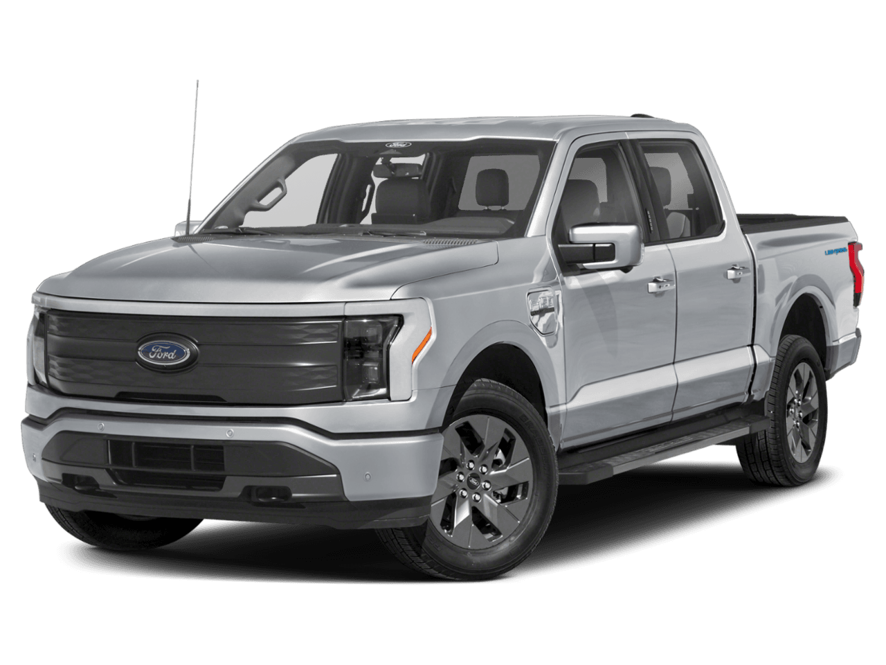 2025 Ford F-150 Lightning LARIAT - Front 3/4, facing to the left