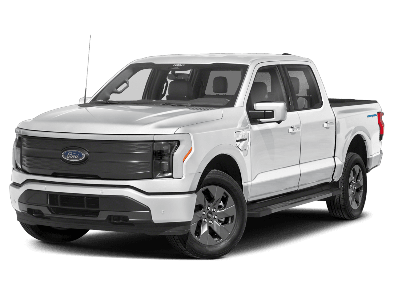 2025 Ford F-150 Lightning LARIAT - Front 3/4, facing to the left