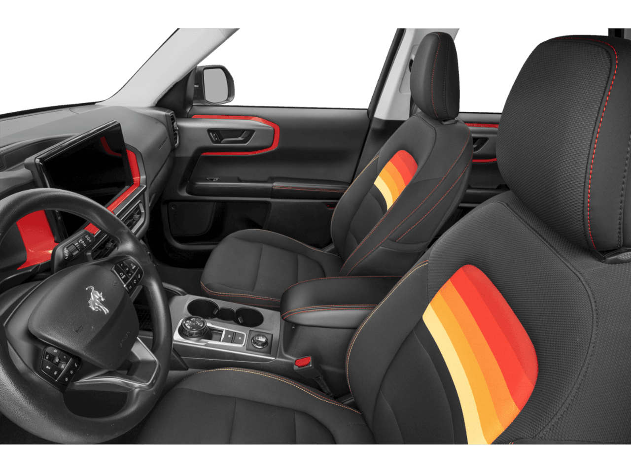 2025 Ford Bronco Sport Free Wheeling - Interior Driver's Side with Door Open, Front Seat Feature