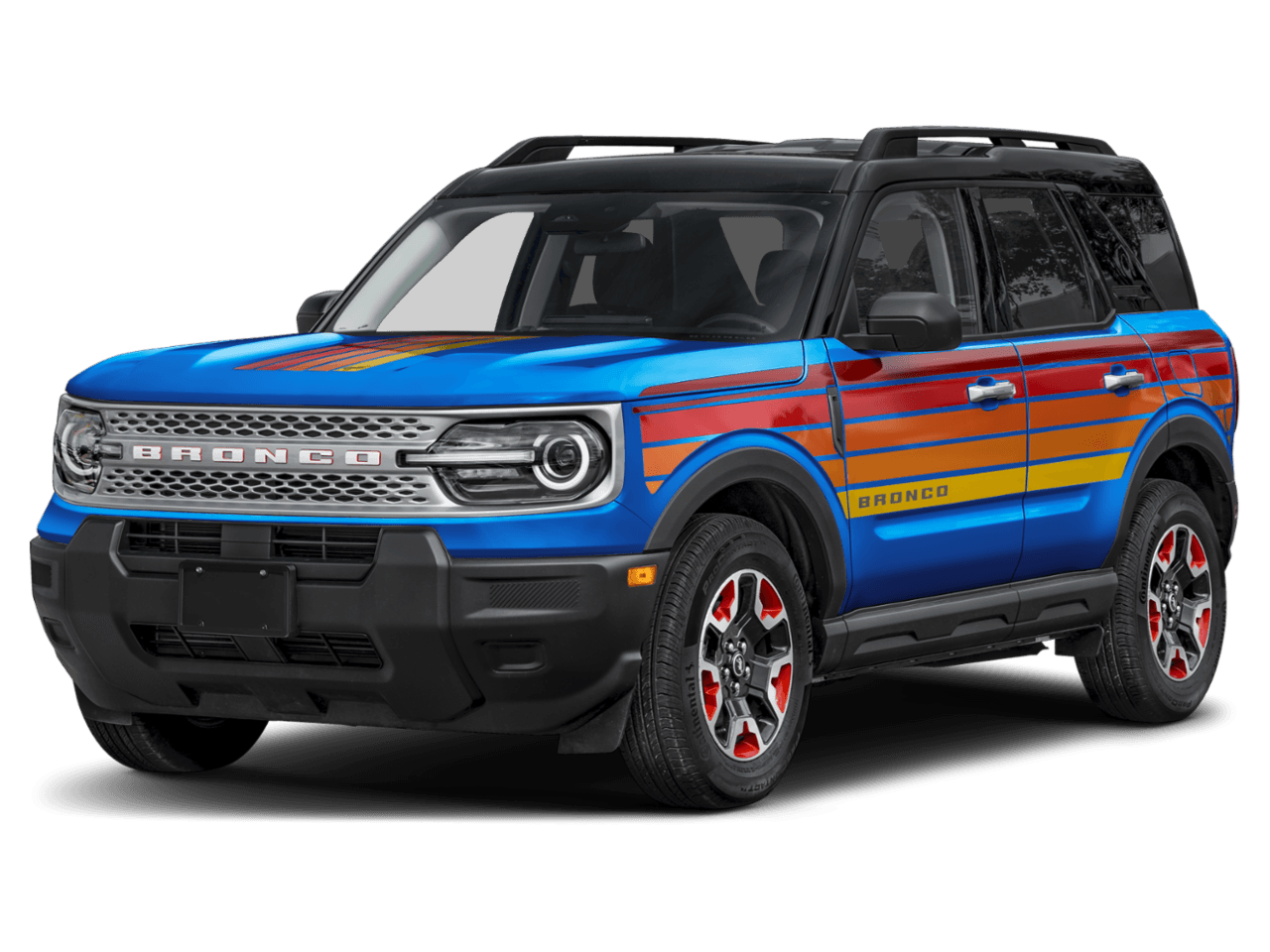 2025 Ford Bronco Sport Free - Front 3/4, facing to the left