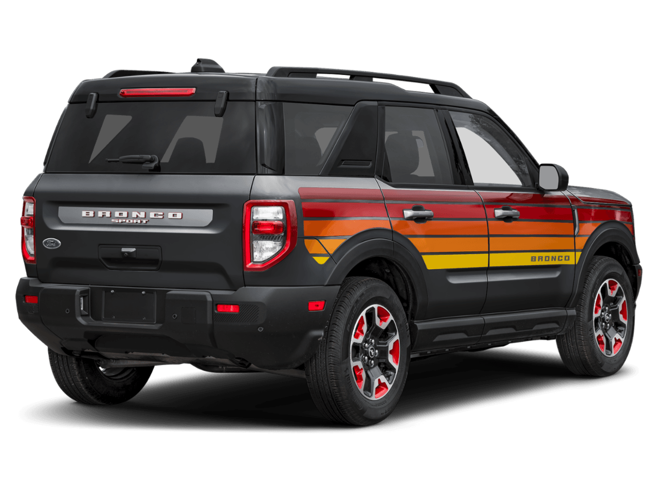 2025 Ford Bronco Sport Free - Rear 3/4, facing to the right