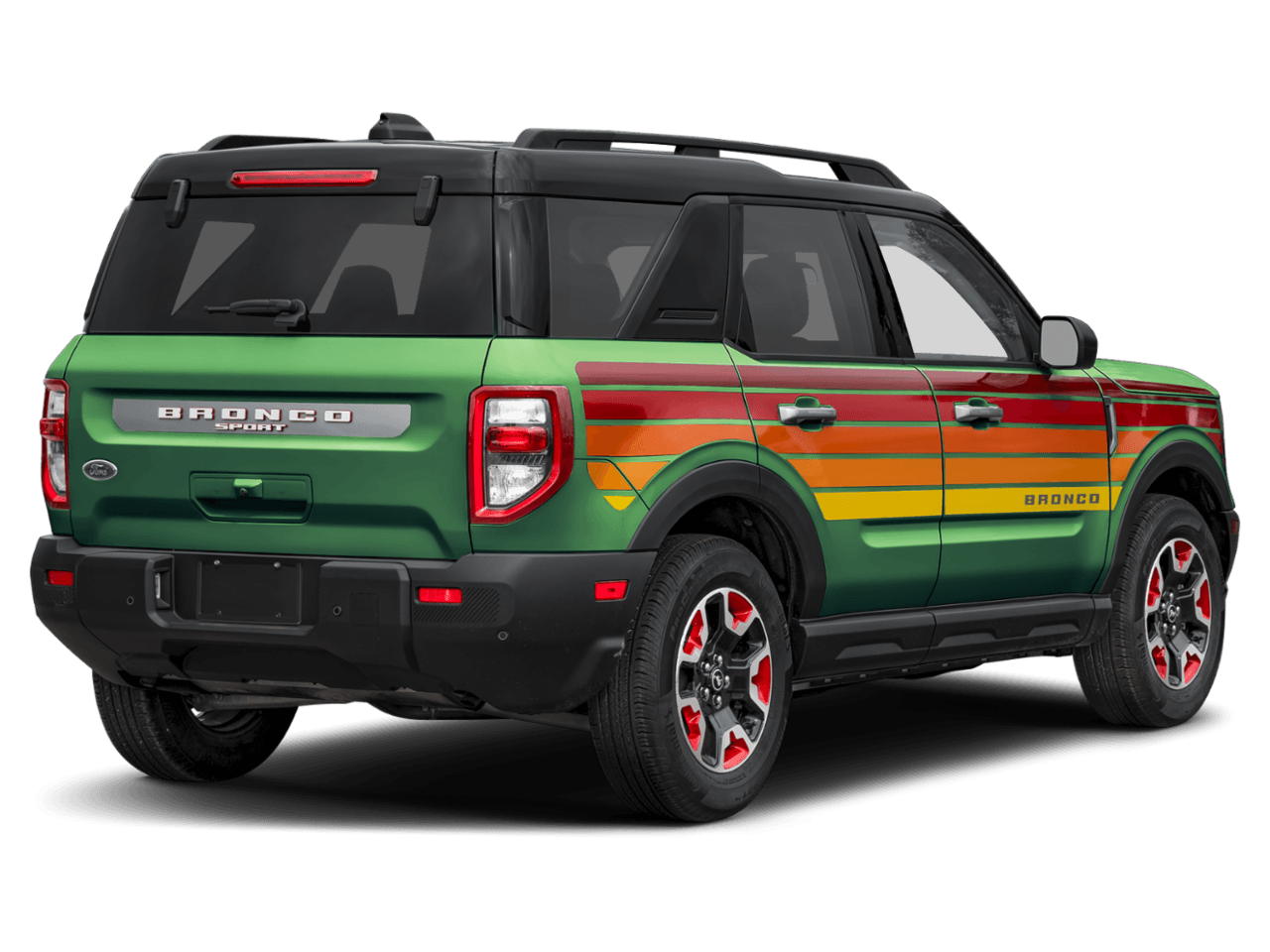 2025 Ford Bronco Sport Free - Rear 3/4, facing to the right